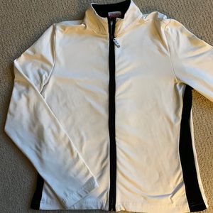 Women’s Danskin size 8/10 velvet trimmed jacket